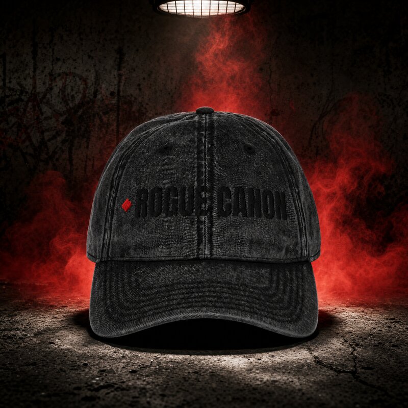 Blackout Vintage Twill Cap